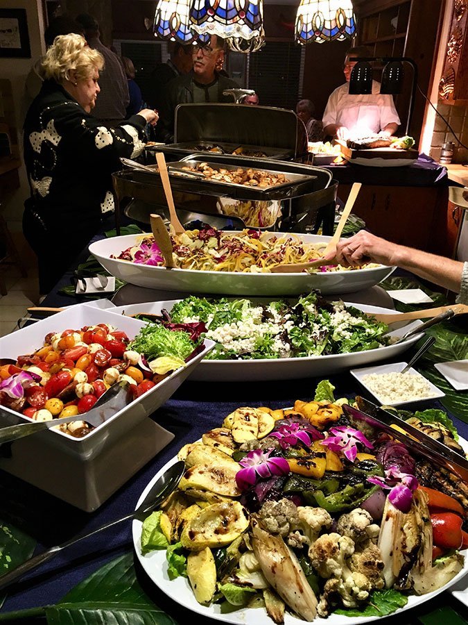 birthday party ideas | buffet dinner