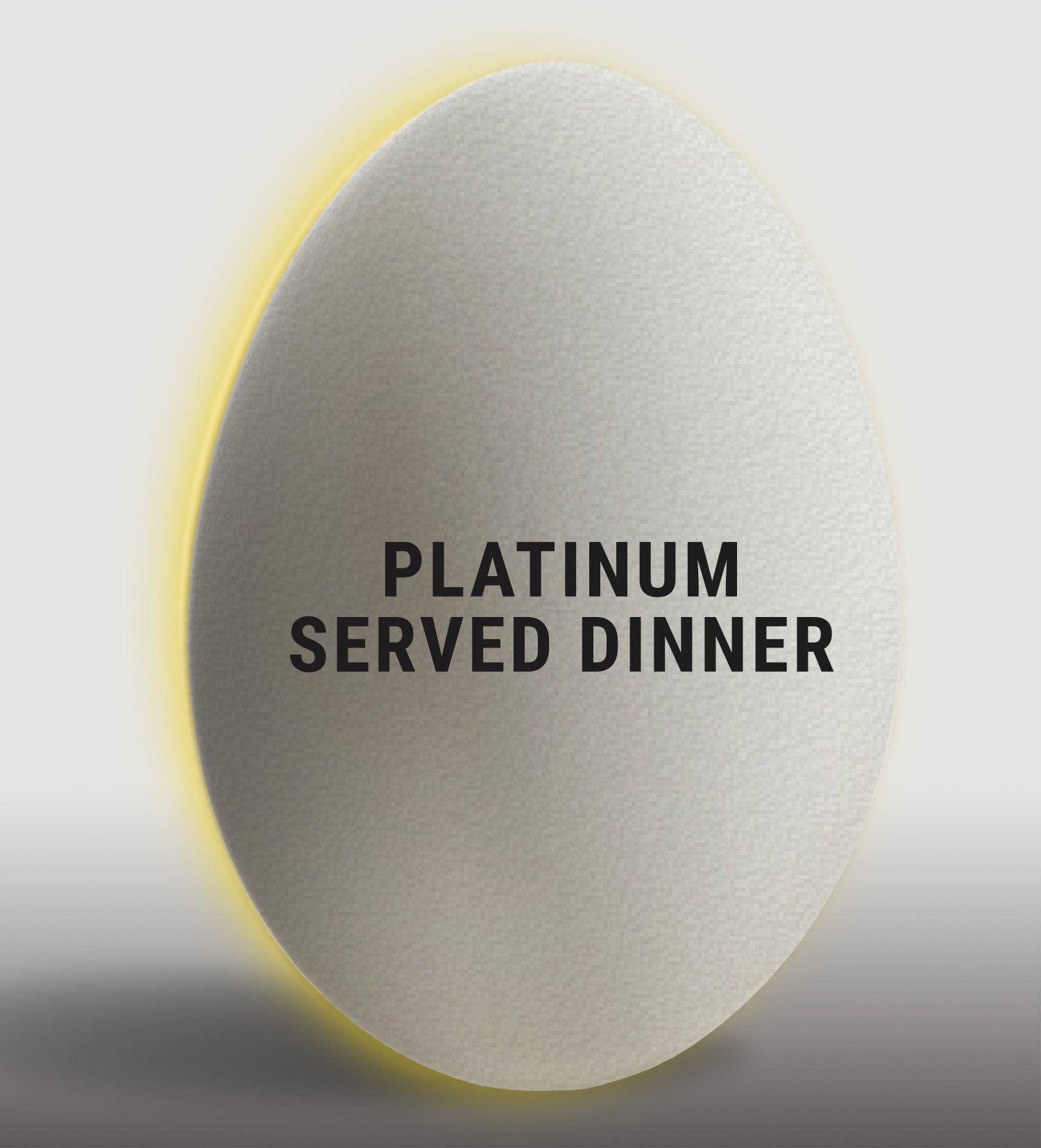 South Florida wedding caterer | Eggwhites Catering Platinum Wedding Package | Served Dinner Menu