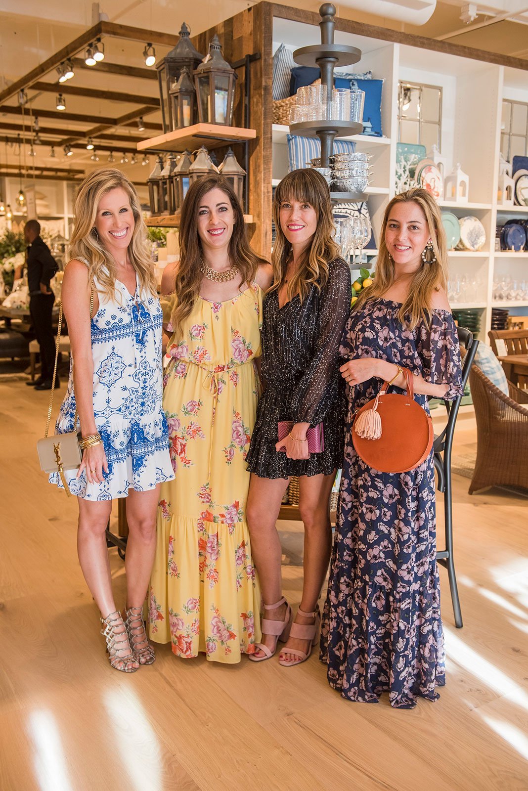 Pottery Barn South Beach Grand Opening co-hosts Amanda Gluck, Katya Libim, Ana Linares and Amri Kibbler