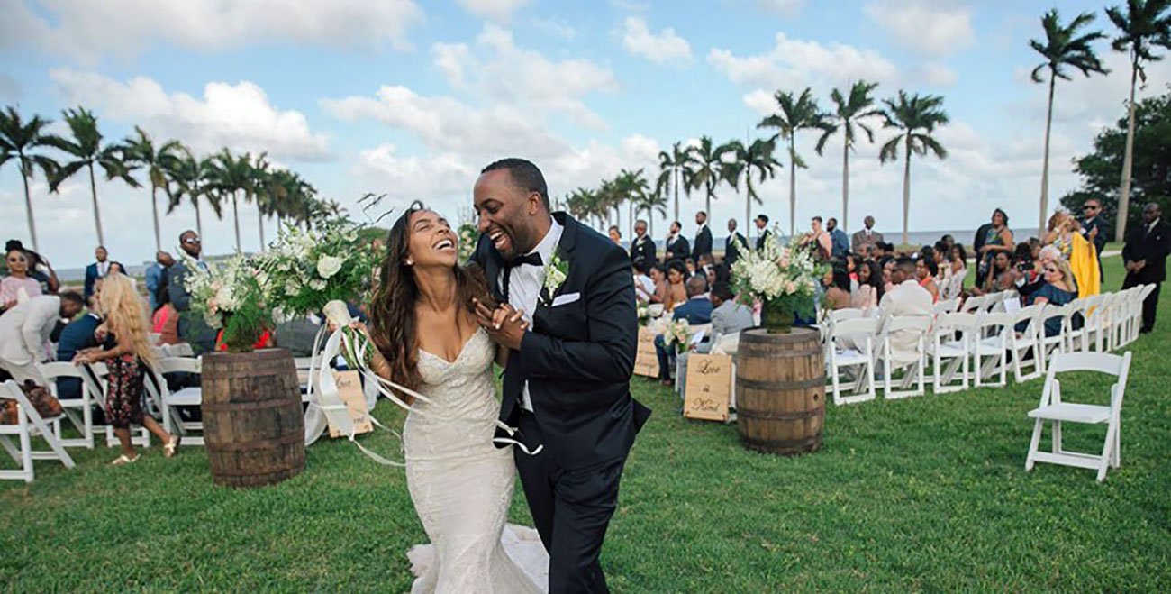 Deering Estate wedding ceremony