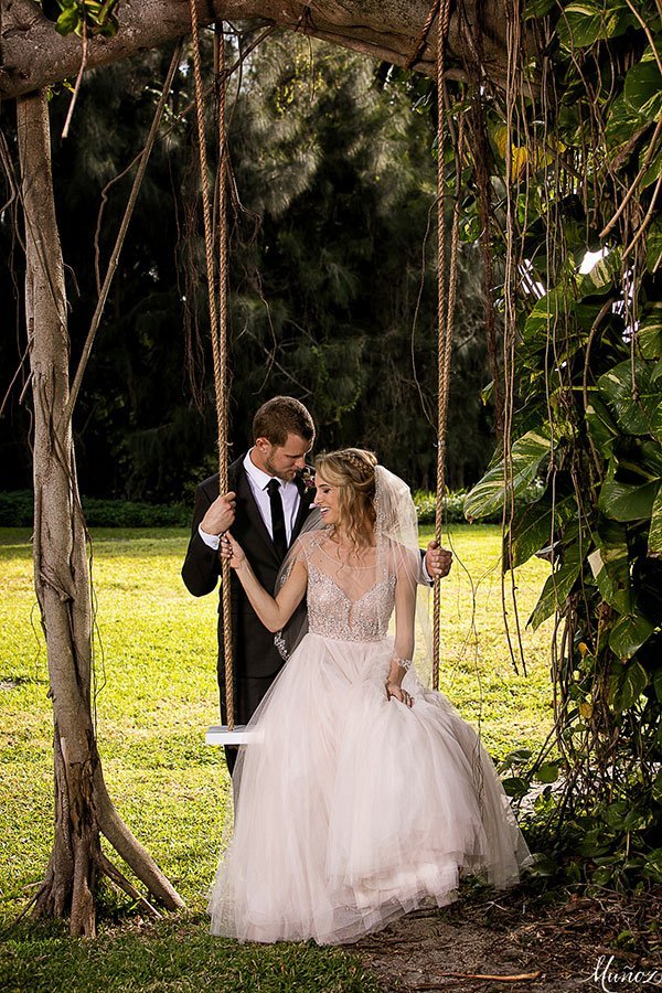 Wedding venues in Miami | Ancient Spanish Monastery wedding catering | Natalie and Justin
