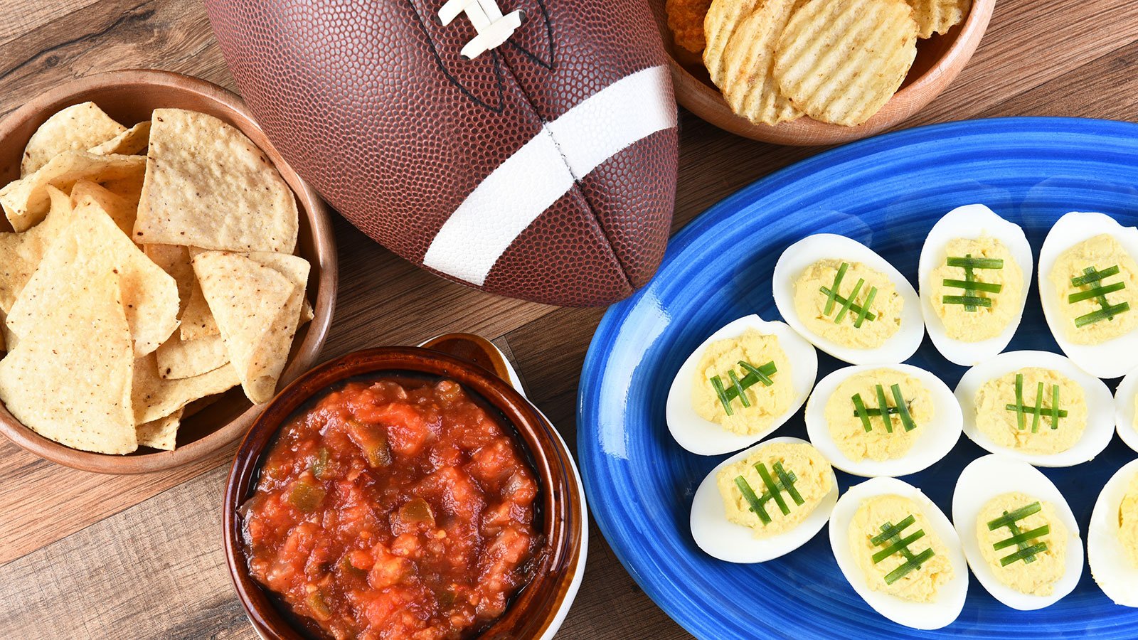 super bowl party catering | deviled eggs