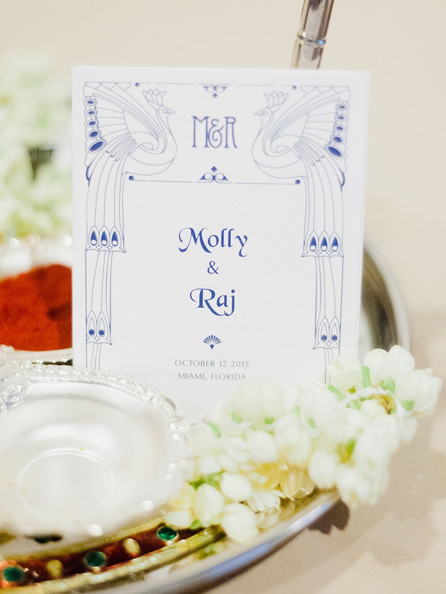 illustrated table number | molly and raj