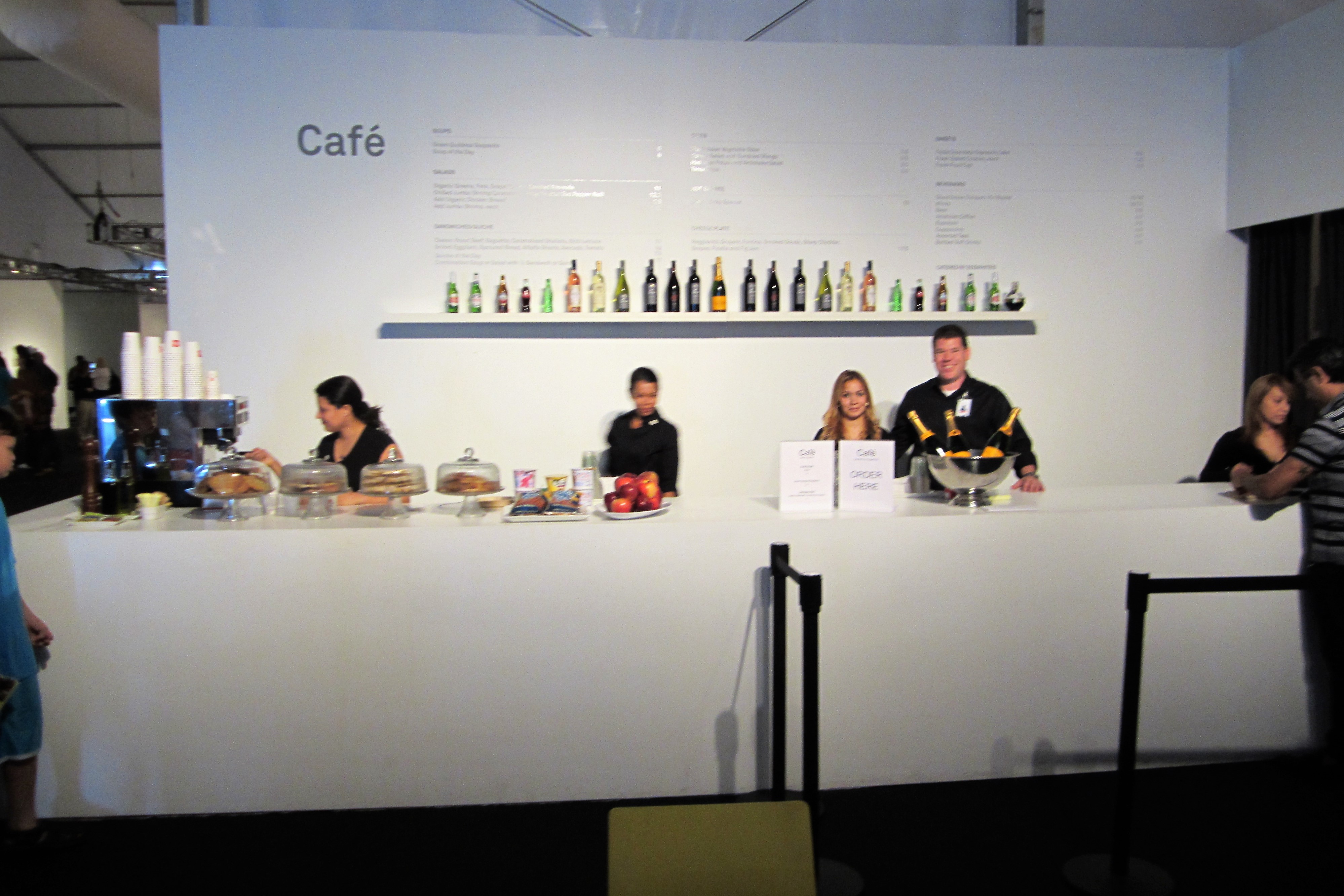 Eggwhites catered the 2011 DesignMiami cafe