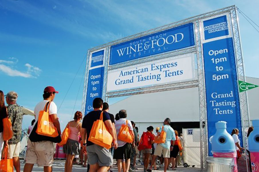 2012 south beach food and wine festival | grand tasting village