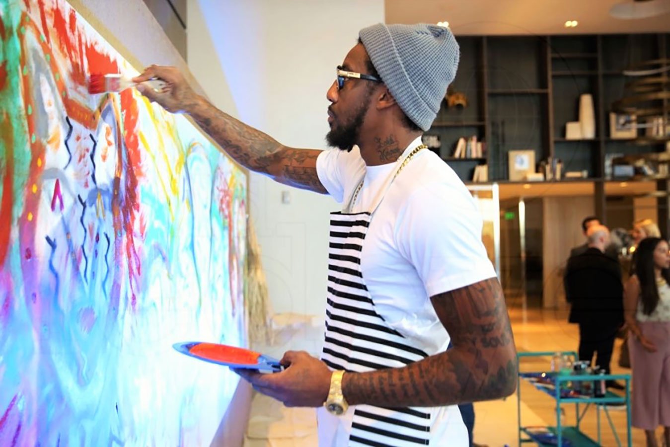 Miami Heat star Amar'e Stoudemire hosted an “In The Paint Series” at The Ritz-Carlton Residences Miami Beach
