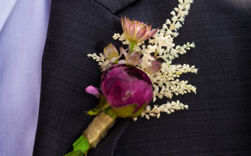 Wedding Flowers |Lapel Flower Boutonniere