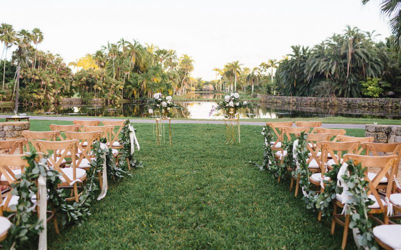 Miami Wedding Ceremony Set Up
