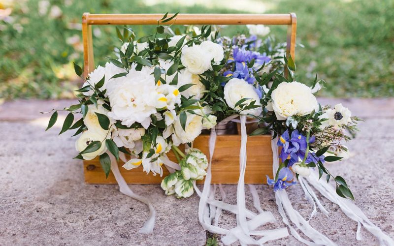 Wedding Flower Girl Basket