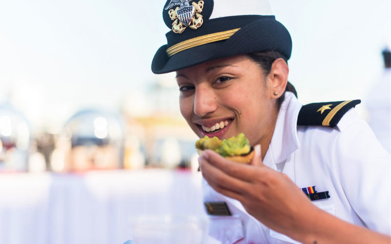 Catered Breakfast included Ciabatta Toast with Avocado Spread
