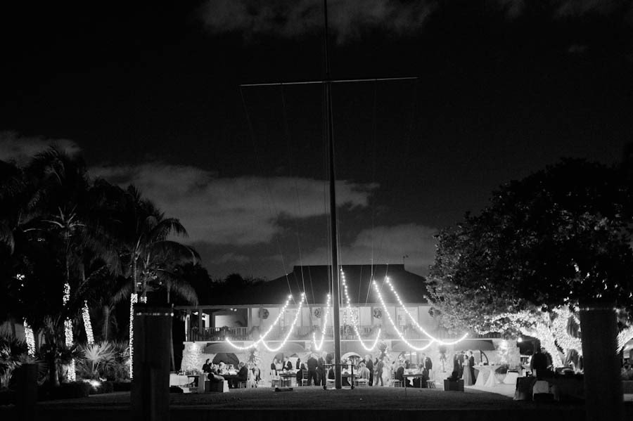 south florida beach weddings |  reception lighting