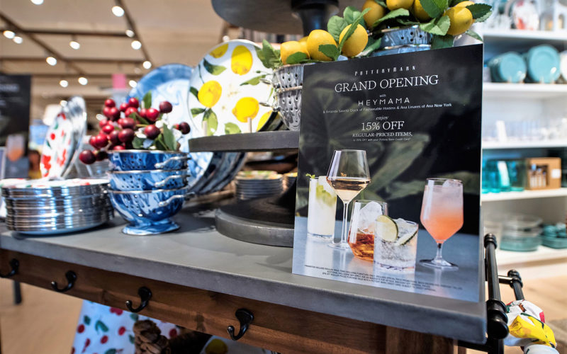 Special discount offer for guests of the Pottery Barn South Beach Grand Opening Event