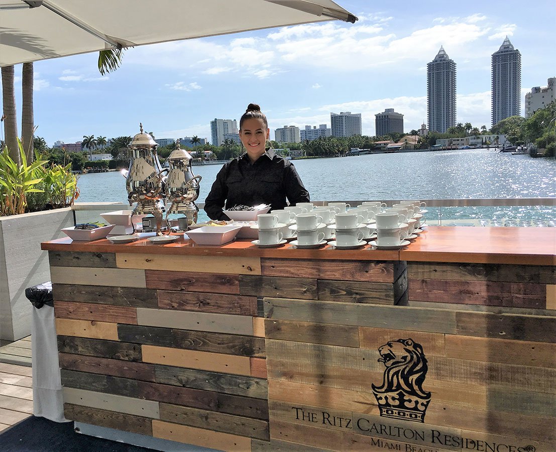 Coffee Service at Ritz-Carlton Residences Miami Beach