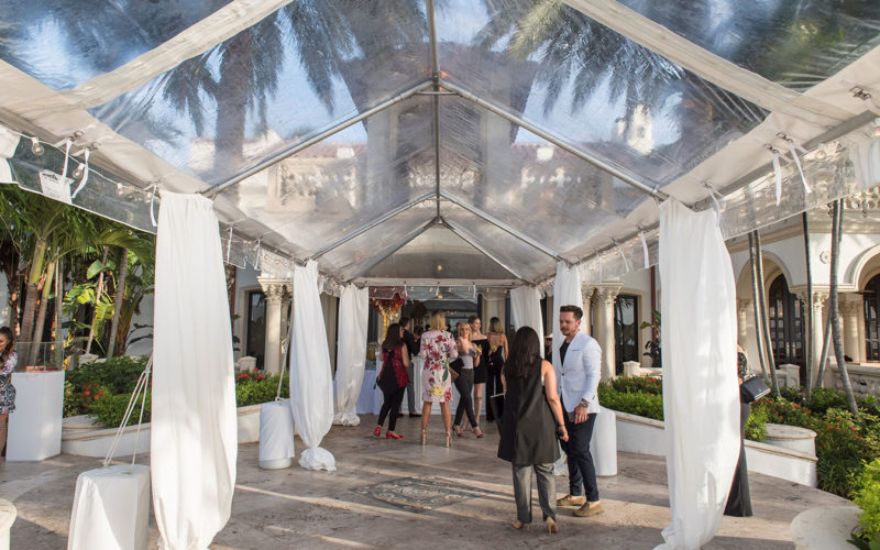 Corporate Event | Entrance to Urban Decay Naked Heat launch party in Miami