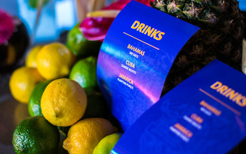 Sky Juice, Planters Punch and a Classic Cuban Mojito were served at the Southwest #Heartoftravel event at FATVillage Arts District