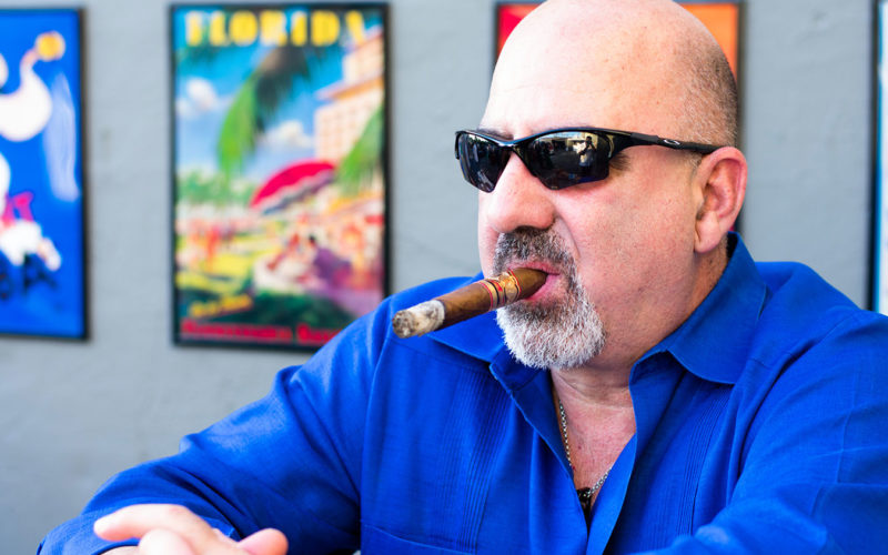 Guests savored hand-rolled Cuban cigars at the Southwest #Heartoftravel event in the FATVillage Arts District