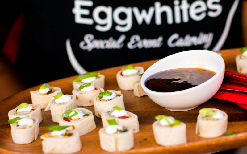 Hors d'oeuvre |Ropa Viejo Rolls with Cilantro, Sour Cream and Jalepeno Jack Cheese | Southwest #Heartoftravel event at FATVillage Arts District