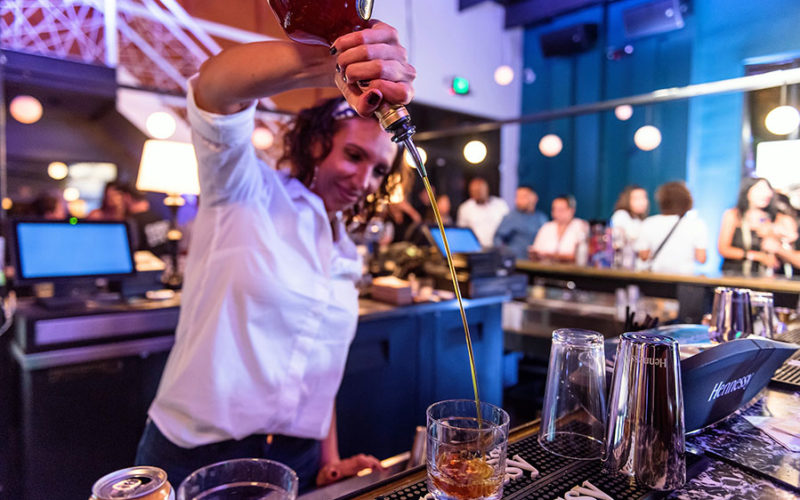 Eggwhites Special Events Catering bar service at Hennessy VS Limited Edition by JonOne event at Cafeina Wynwood