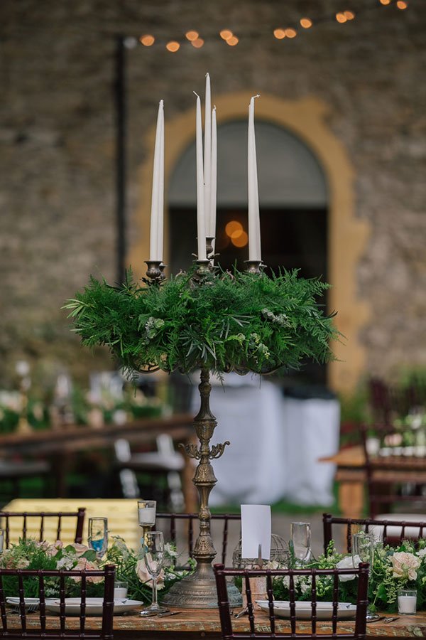 vintage wedding style | vintage wedding style | candelabra at deering estate wedding