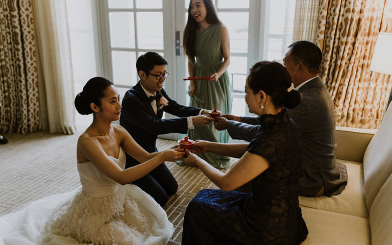 Chinese wedding tea ceremony