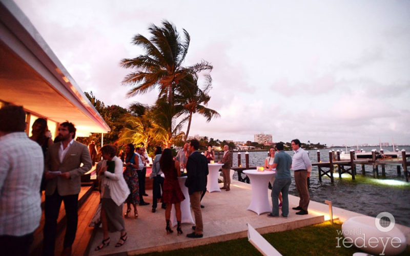 PAMM party guests at private residence | Corporate Catering Miami