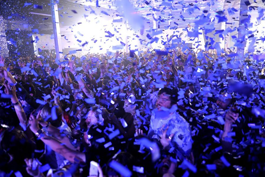 Absolut X Crowd watches Bloc Party at Soho Studios Miami