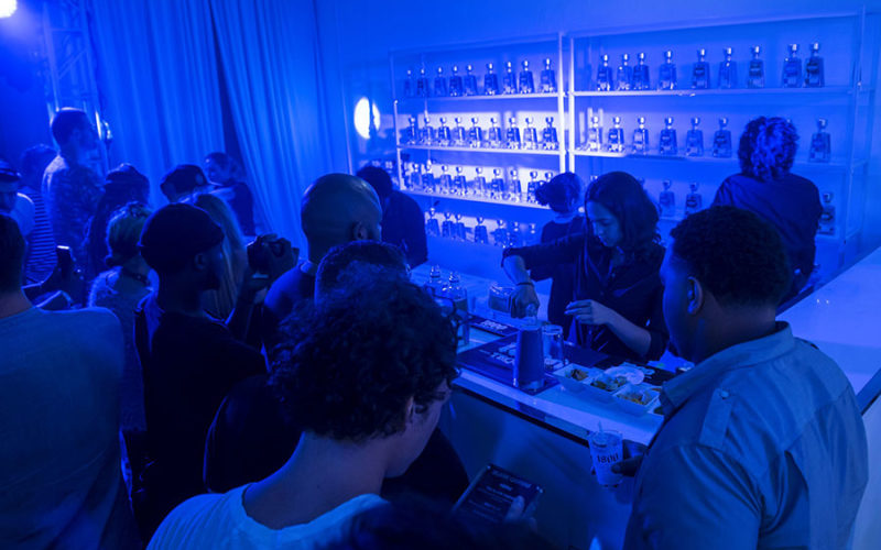 Eggwhites Special Event Catering Miami FL | Bar service at Soundcloud x 1800 Tequila Art Basel Party | Wynwood Arts District