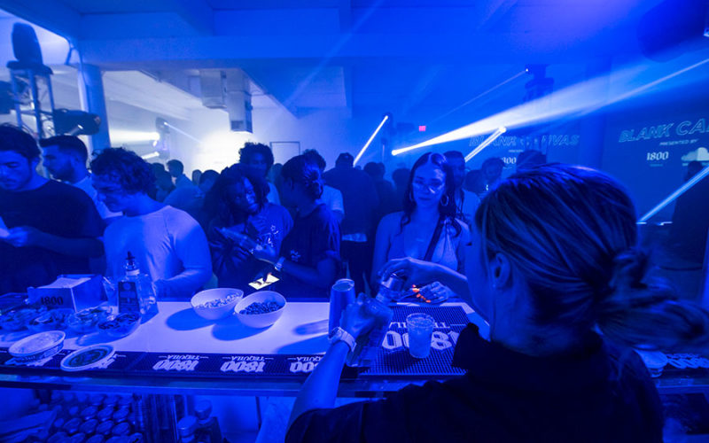 Miami caterers provide bar service for Soundcloud x 1800 Tequila Art Basel Party | Wynwood Arts District