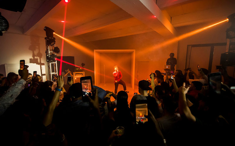 Atlanta rapper MadeinTYO performs at Soundcloud x 1800 Tequila Art Basel party 2017