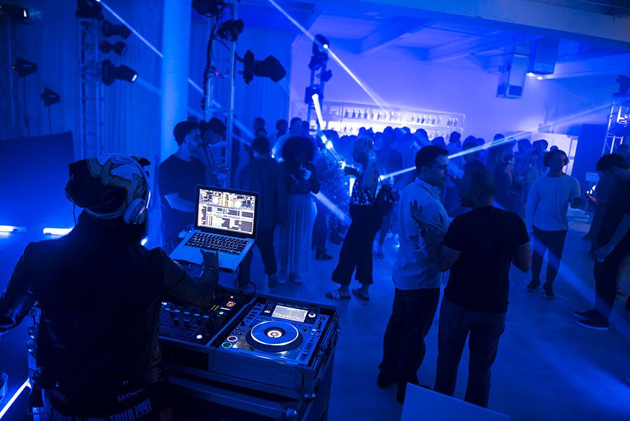 DJ Ohso performed at the  Soundcloud x 1800 Tequila Art Basel Party | Wynwood Arts District