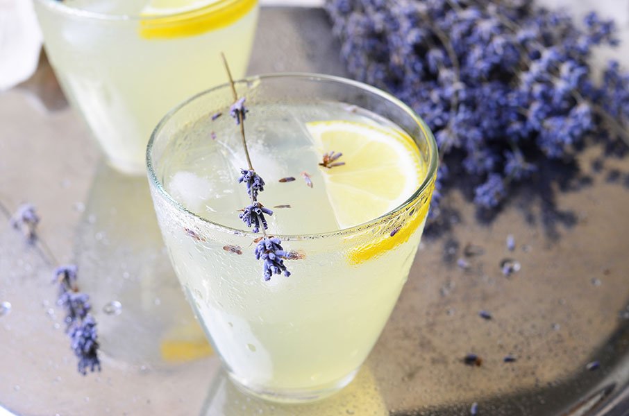 Lemon Lavender cocktail | Eggwhites Catering BBQ Catering