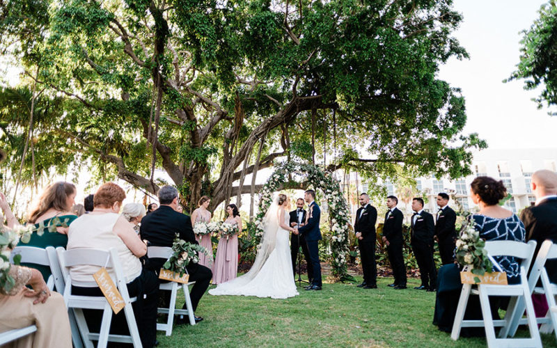 Botanical Garden Miami Beach wedding | Janice and Danny