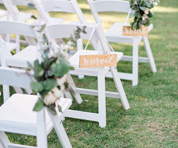 aisle decor | Botanical Garden Miami Beach wedding