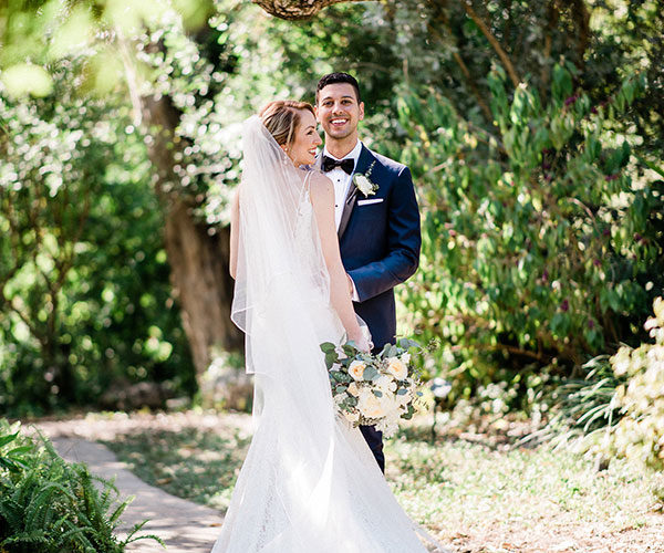 janice and danny | botanical garden miami beach wedding