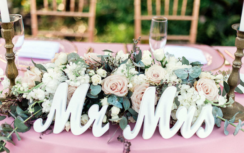 sweetheart table | Miami Beach Botanical Gardens wedding