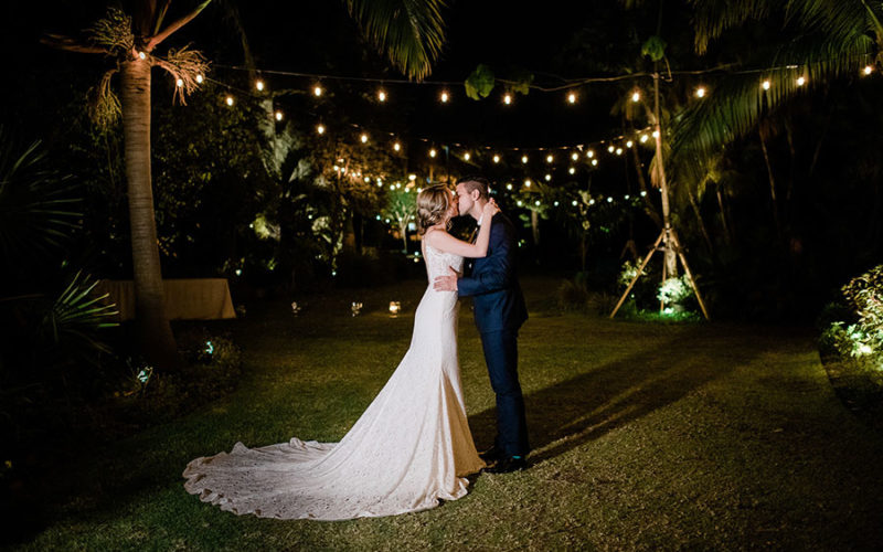 janice and danny | botanical garden miami beach wedding