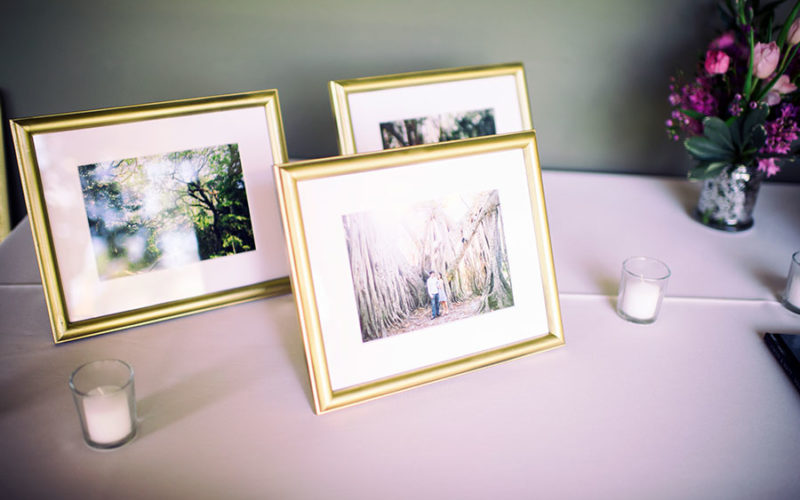 Gift table | Fairchild Tropical Botanic Garden | Jiwon and Matt