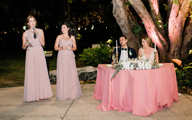 reception | Botanical Garden Miami Beach wedding