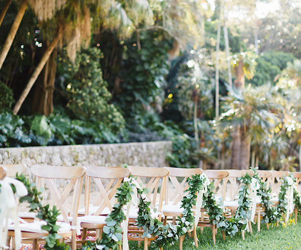 ceremony aisle detail | fairchild wedding miami