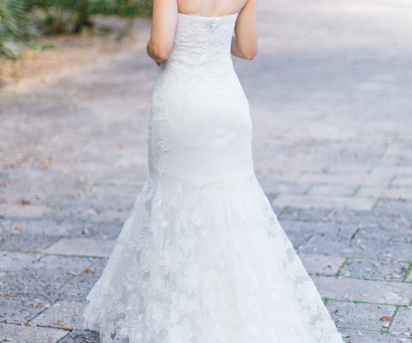 iris and alain | wedding dress detail