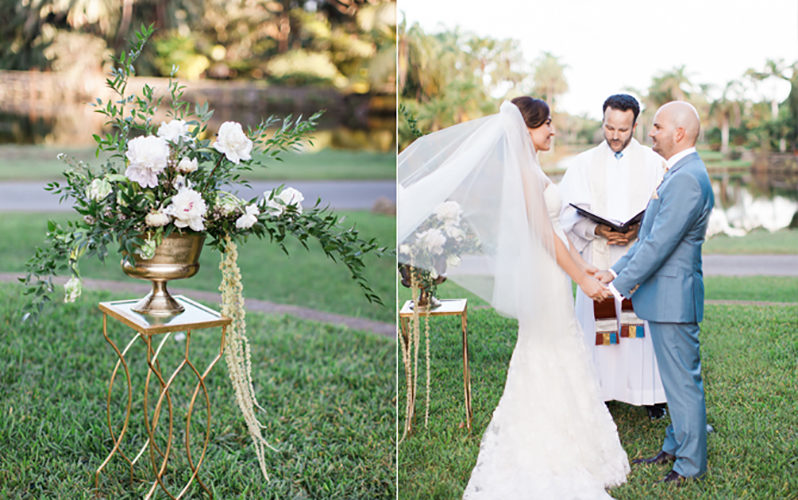 ceremony | fairchild wedding miami