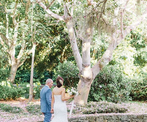 couple strolling | fairchild wedding miami