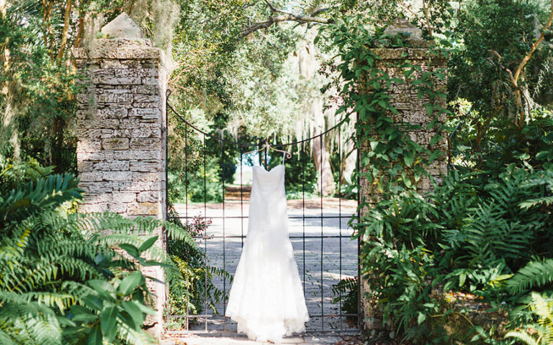 wedding dress | fairchild wedding miami