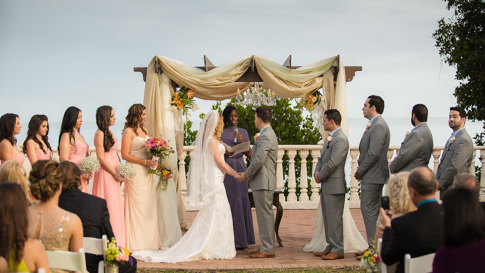 outdoor wedding venues miami | thalatta estate wedding ceremony
