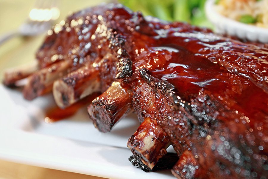 halloween themed catering | grilled baby back ribs