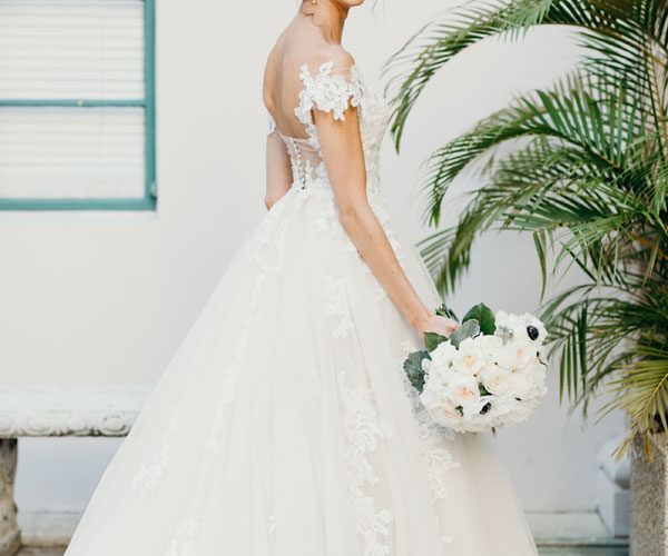 Classic bridal style | church wedding Miami