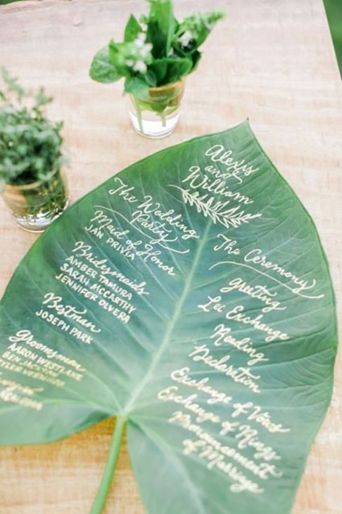 2019 Tropical Wedding Themes Wedding Reception Ideas