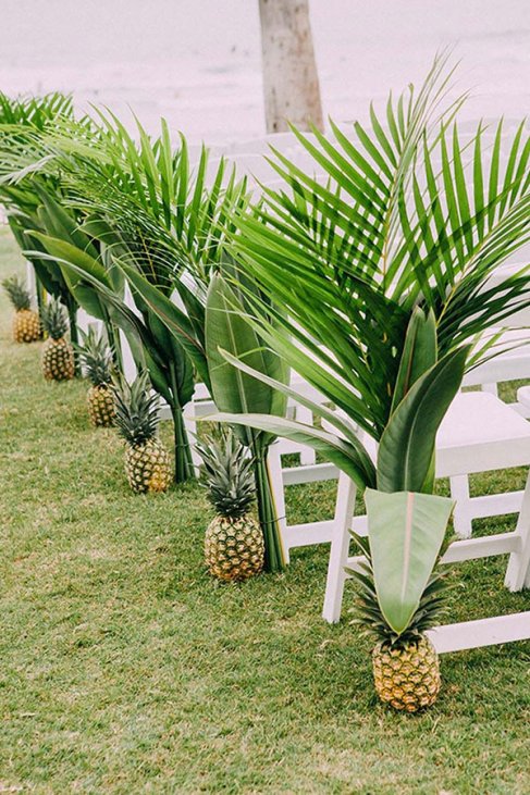 2019 Tropical Wedding Themes Wedding Reception Ideas