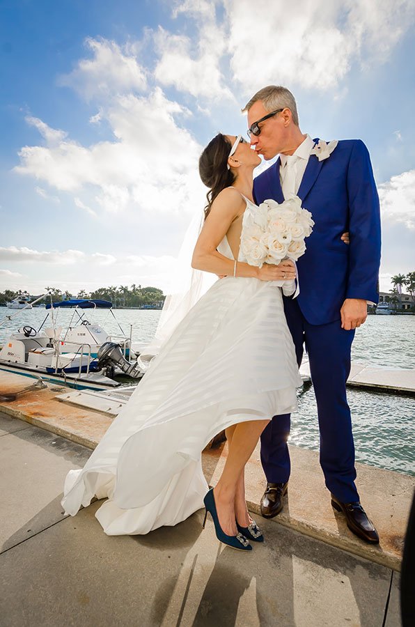 shane center miami wedding | bride and groom