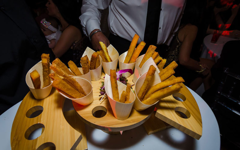 Parmesan Polenta Fries with Black Truffle Salt